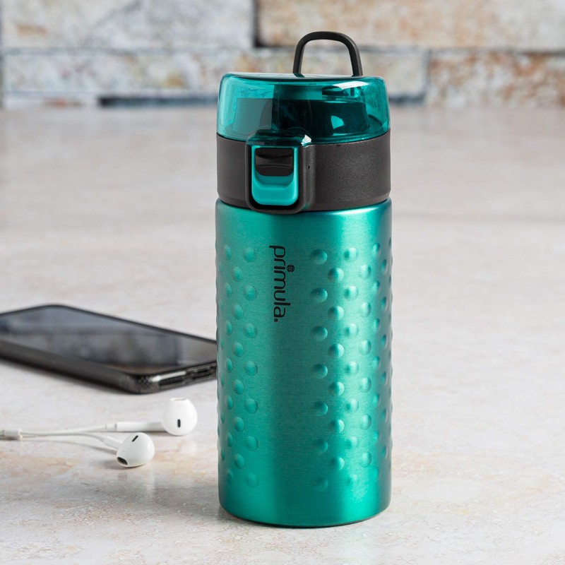 Primula PHAI-12TE01 Single Serve Double Wall Water Bottle, Teal