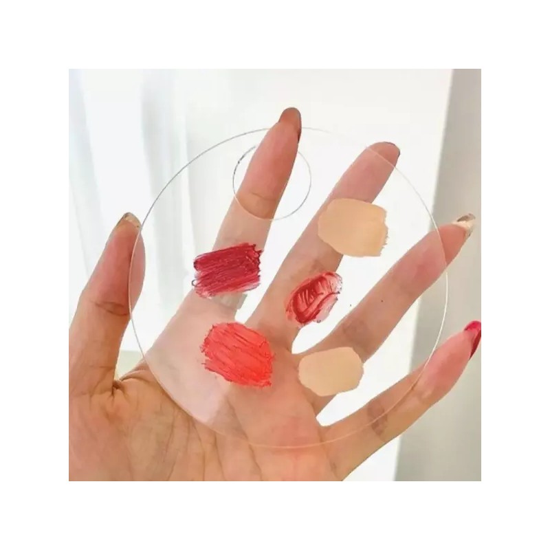 Sangpum Sangse Seolmyeong Chamjo 메이크업 팔레트 아크릴 투명 원형 Makeup