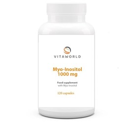 3 Pack Vita World Myo Inositol 1000mg 3 x 120 Capsules Made in Germany Vegan