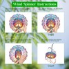 WANGIRO Tree of Life Wind Spinner,3D Stainless Steel Wind Spinner
