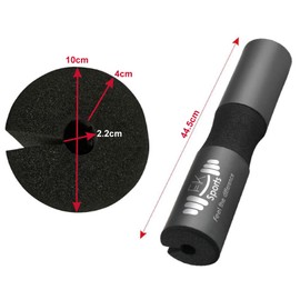 FK Sports Barbell Pad - Soft Cushioned Squat Pad - Shoulder Support Hip Thrusts Pad, Heavy Weight Lifting Non-Slip Gym Bar Pad, Extra Thick Foam - Olympic Bar Bad for Weightlifting & Squats - Pink