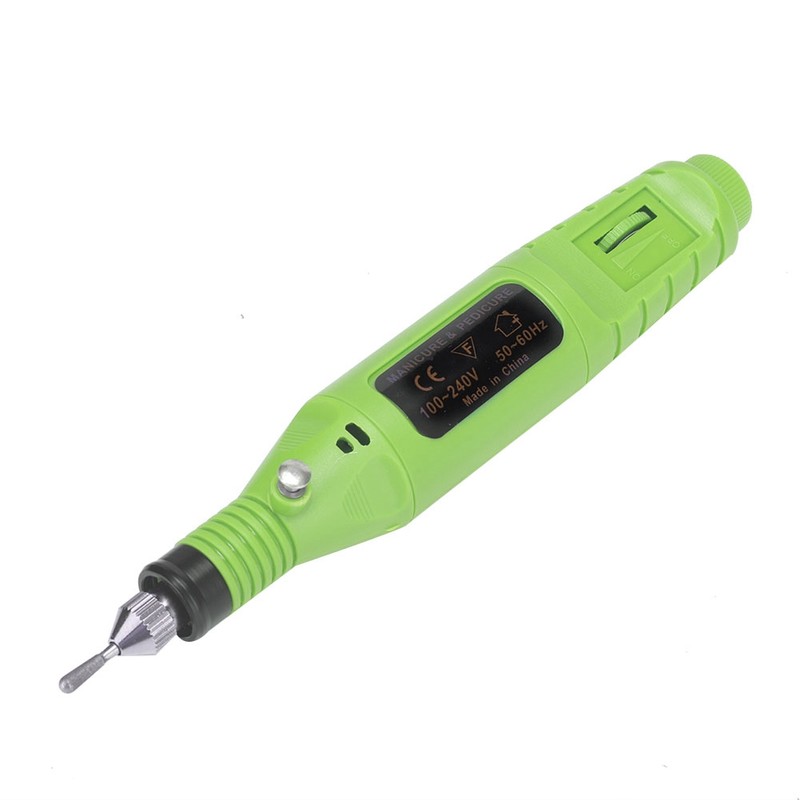 Electric Manicure Nail Toe Drilling Machine with Grinding Head Set