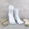 Framendino, 2 Pack White Mannequin Foot Display Holder Stand Foot