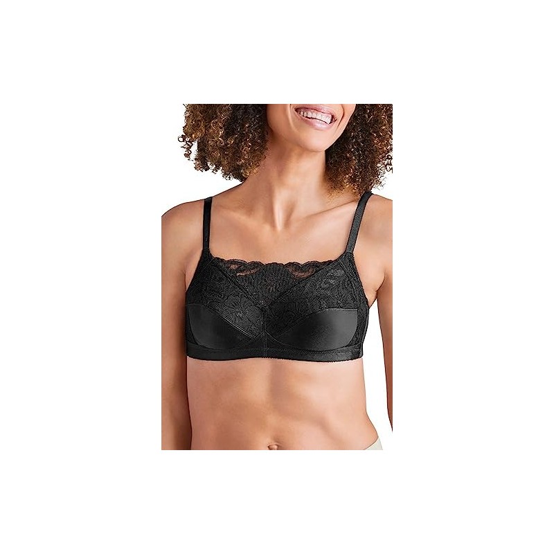 AMOENA Isabel Non-Wired Camisole Soft Bra - Black - 40C