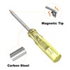 sourcing map 2Pcs PH0 Mini Phillips Screwdriver 2mm Magnetic Cross