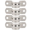 100pcs 25mm U Shaped Saddle Clamp Air Tube Conduit Clips