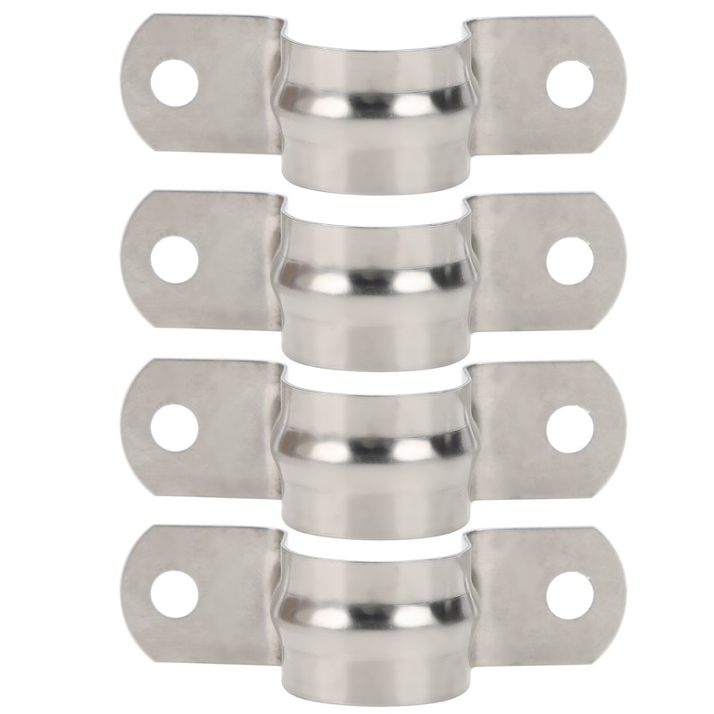 100pcs 25mm U Shaped Saddle Clamp Air Tube Conduit Clips