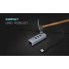 i-tec USB 3.0 Metal 3-Port USB HUB mit Gigabit Ethernet
