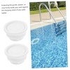 Totority 2Pcs Pool Ladder Rubber Bumper Caps Durable Safety Stoppers