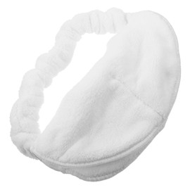 SAFIGLE Cooling and Moisturizing Face Compressing Towel for Women Thick Coral Fleece Facial Mask Wrap with Elastic Band Durable and Soft Skin Soothing Tool for Home Beauty Care