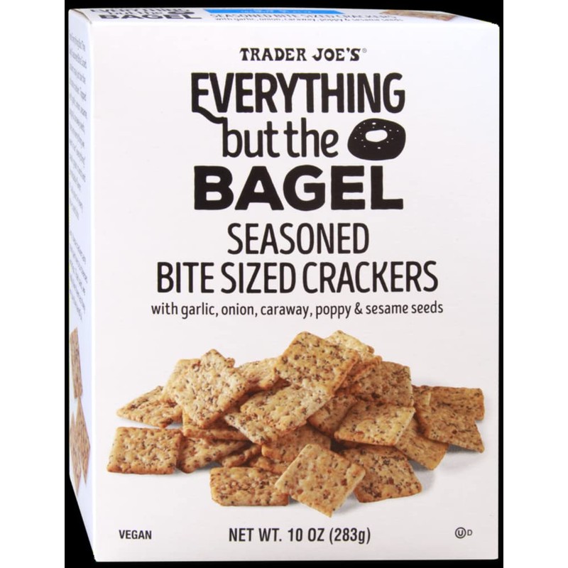 Trader Joes Bite Size Everything Crackers (2 Pack)