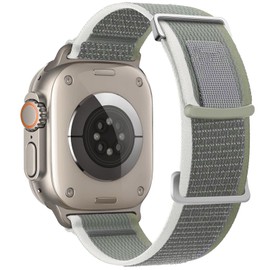 Trail Loop Nylon Band - Compatible with iWatch Ultra 2/Ultra Band 49mm 45mm 44mm 42mm for Men Women, Soft Braided Elastic Weave Sport Strap for iWatch Ultra 2, iWatch Ultra Series SE 9/8/7/6/5/4