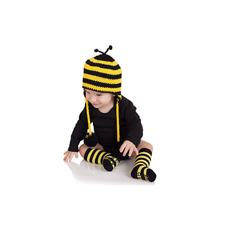 juDanzy Knee High Socks with Grips for Babies, Toddlers and