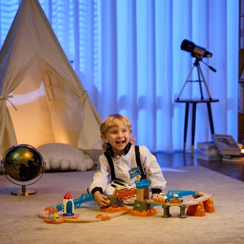 Hape Mars Mission Launch Set, Railway Train Toys