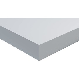 Expanded PVC Foam Board, White, 3/8" (0.38", 10MM) Thick, 12" W x 24" L (Pack of 2)