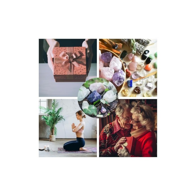 GUJOXILA GUJOXILA 2 Stck Blauer Sodalith Gro?e Kristalle Rohstein Set