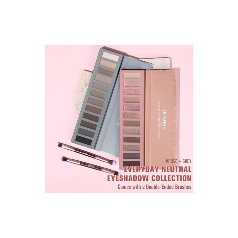 UCANBE Kit De Paleta De Sombras De Ojos De 2