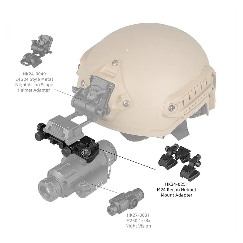 YSS Tactical M24 NVG Bridge Mount Dovetail Mount Night Vision