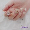  Gold chain handmade nail tip ✨ - Short C