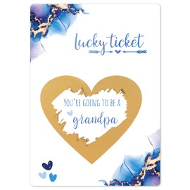 Joli Coon Pregnancy announcement scratch card - You are going to be a grandpa - Baby announcement - Dream