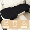 Zpana Car Back Seat Cover, Non-Slip Vehicle Rear Seat Bottom
