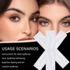 24 Pcs Eyebrow Stencils,Eyebrow Stencils for Shaping,Eyebrow Tape,Stickers Disposable,Airbrush Eyebrow