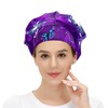 Women's Working Cap Purple Butterfly Adjustable Working Hats with Sweatband