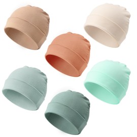 DRESHOW Newborn Baby Hat Baby Boys Girls Soft Knit Hats Caps Toddler Beanies 0-3 Months