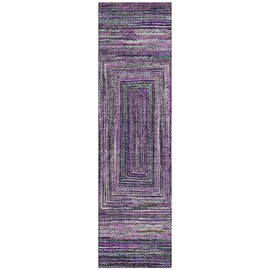 Addison Rugs Chantille ACN1725 Purple 2'3" x 7'6" Indoor/Outdoor, Machine Washable, Easy Clean, Non Shedding, Bedroom, Living Room, Dining Room, Kitchen, Patio Runner Rug