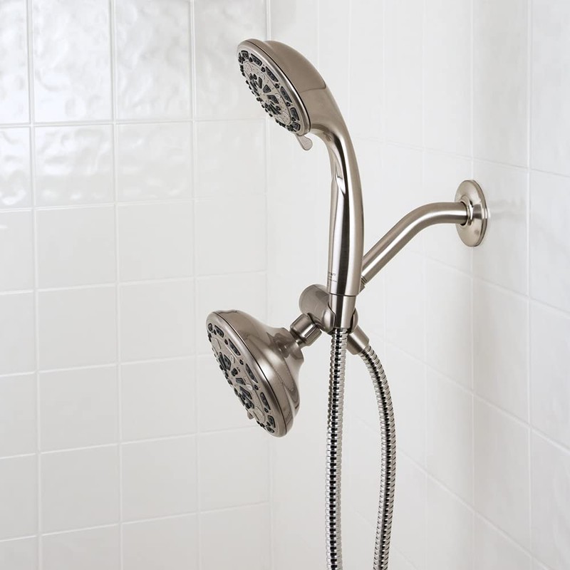 Waxman Serene Premium Fixed Shower Head with Handheld Attachment and
