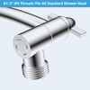 Hibbent All Metal 10'' Shower Head Extension Arm Solid Brass