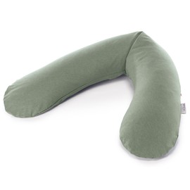 Theraline Nursing Pillow Cover for the Original 190 cm Melange Khaki Green