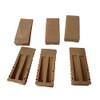 PrimeBlis Door Stoppers, Sliding Door Locks, Set of 6, Stoppers,