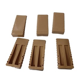 PrimeBlis Door Stoppers, Sliding Door Locks, Set of 6, Stoppers, Sliding Doors, Compatible with Sliding Doors, Securing Indoors, Compatible with Sliding Doors, Entrance, Door Stop, Easy to Store (6