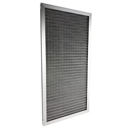 Aluminum Electrostatic Air Filter (12" x 24" x 1"), Furnace Central AC Filter, Washable