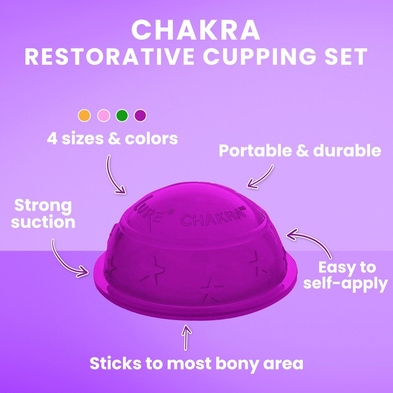 Lure Essentials Cupping Therapy Set 8 Professional Silicone Cupping Cups