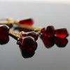 Abgaryan ART Pomegranate seeds earrings dangle earrings om small hoops