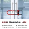 U-Lock - Five-Digit Code Extra-Long U-Lock - Long Shackle Combination