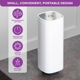 HOLDN’ STORAGE Electronic Vacuum Pump for Food Preservation, Quick-Seal Technology - Ideal for Marinating, Leftovers & Meal Prep