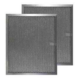 Eopzol AFF198-M2 Range Hood Aluminum Grease Filters Replacement for Broan Nutone Fits for Broan Nutone S99010299 99010299 Aluminum Mesh Grease Range Hood Filters, 11-7/8" x 14-11/32" x 3/8", 2-Pack