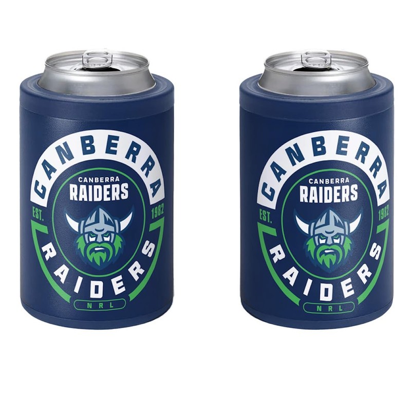 Canberra Raiders NRL Rugby League Insulated Can Cooler with Lid