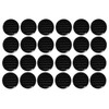 Black 4" Round Plastic Soffit Air Vent 50 Pack