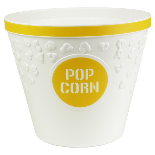 Hutzler Popcorn Bucket, Yellow