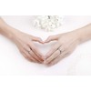 LAVUMO Matching Promise Rings for Couples Love You Forever Wedding