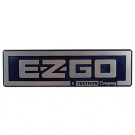 Performance Plus Carts EZGO TXT Golf Cart Silver Name Plate