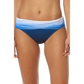 Bleu Rod Beattie Women's Sarong Hipster Bikini Bottom Swimwear, bleu Ombre, 14