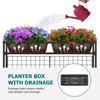 OYEAL Raised Garden Bed with Legs & Trellis, 32" Tall