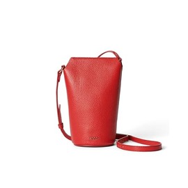 ECCO Unisex Small Pot Crossbody Bag, GOJI BERRY PEBBLED LEATHER, Small