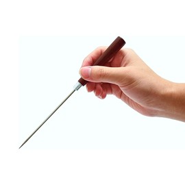 Takagi Japan-Made Takagi Stainless Steel Wooden Round-Tip Takoyaki Pick TS-165