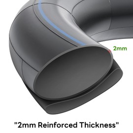 Heavy-Duty 2.75/3.00-10 Inner Tube Thickened 2mm 80/100-10 Motorcycle Tubes withTR4 Valve Compatible 2.75-10 3.00x10 2.50x10 E-Bike, Scooter, Moped Tire Tube